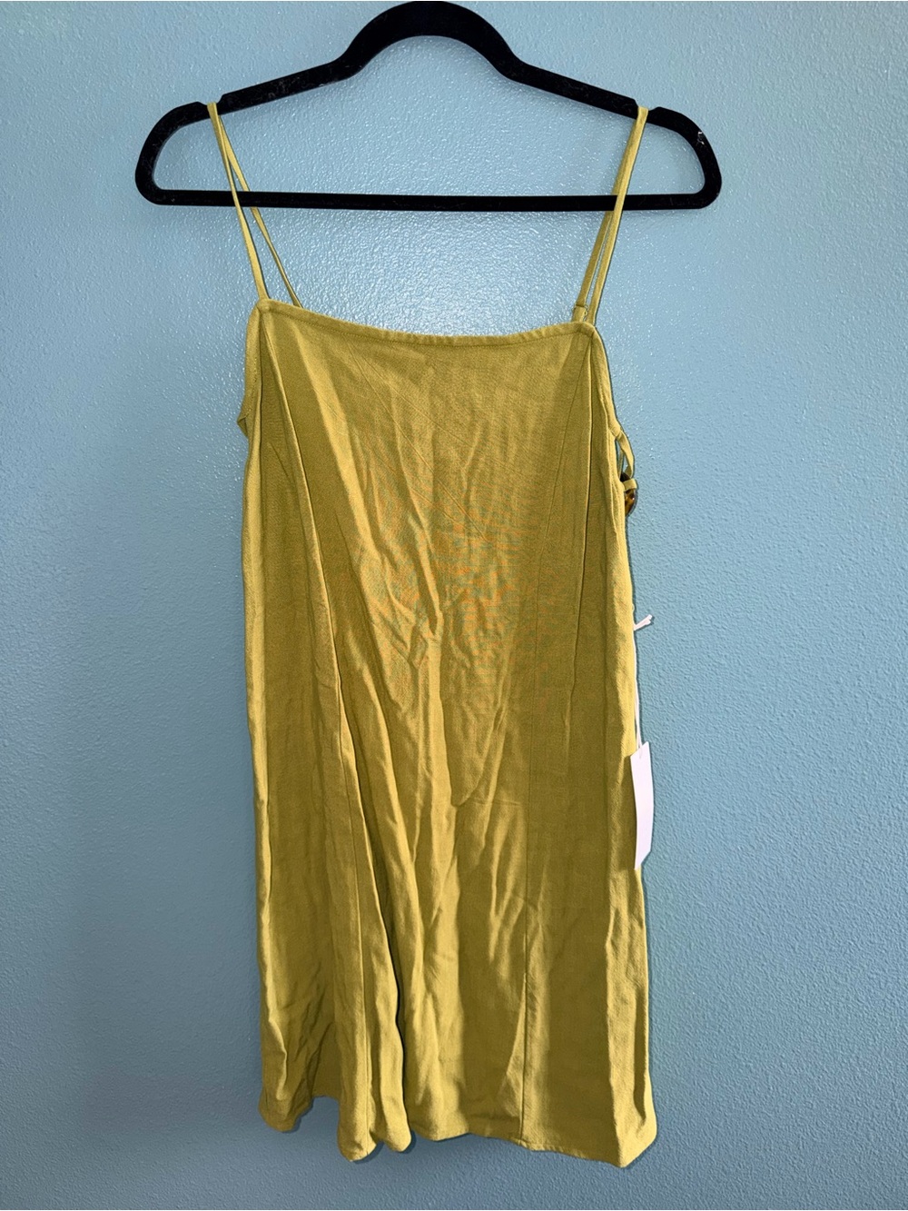 NWT! Sienna Sky Spaghetti-Strap Slip Dress in Green